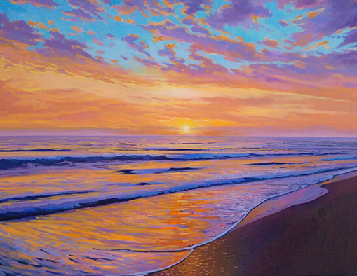 03  A Sunset Sea” 100x81 cm.jpg